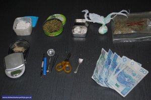 Policjanci przechwycili prawie 800 porcji narkotyków