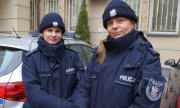 Aspirant Małgorzata Wersocka i st. asp. Katarzyna Dziub - policjantki, które ocaliły życie mężczyźnie