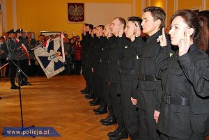 Ślubowanie nowo przyjętych policjantów KWP w Rzeszowie #2