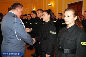 Ślubowanie nowo przyjętych policjantów KWP w Rzeszowie #4