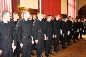 Ślubowanie nowo przyjętych policjantów KWP w Szczecinie #5