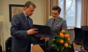 Minister Mariusz Błaszczak podziękował nadinsp. Irenie Doroszkiewicz za profesjonalną i oddaną służbę w Policji