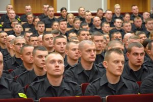 Inauguracja szkolenia zawodowego podstawowego w słupskiej Szkole Policji.