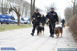 patrol policyjny z psami