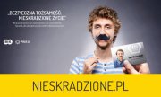Plakat promujący akcję: Nieskradzione.pl