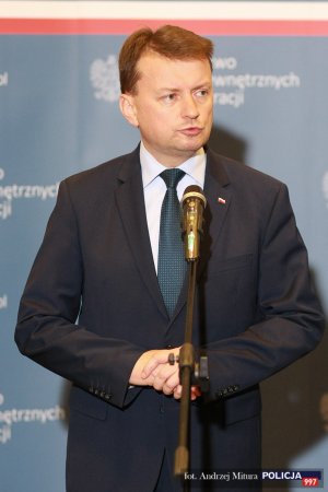 Minister Mariusz Błaszczak nagrodził policjantów za akcje we Wrocławiu i Warszawie #3