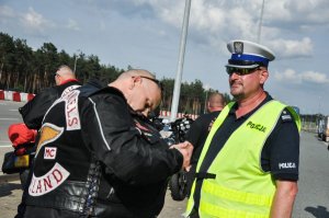 Policyjne zabezpieczenie zlotu motocyklistów #8