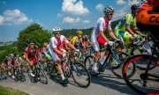 Policjanci dbają o bezpieczeństwo uczestników Tour de Pologne