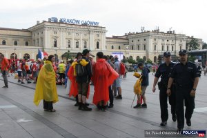 Pierwszy dzień Światowych Dni Młodzieży w Krakowie