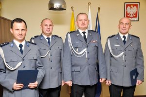 policjanci nagrodzeni przez komendanta wojewódzkiego