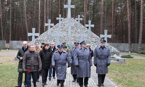 Uroczystości na Polskim Cmentarzu Wojennym w Kijowie-Bykowni