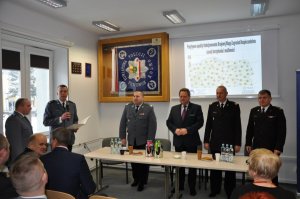 odprawa służbowa w Komendzie Powiatowej Policji w Kolnie