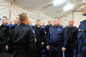 Delegacja z Komendy Głównej Policji ze świąteczną wizytą u polskich policjantów w Kosowie