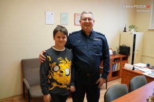 Sosnowieccy policjanci spełnili marzenie 10-letniego Kacpra, cierpiącego na przewlekłą chorobę, którego marzeniem było wcielić się na jeden dzień w rolę policjanta
