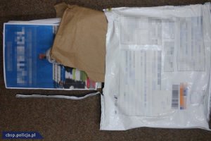 Kokaina ukryta w przesyłce pocztowej z Ameryki Południowej