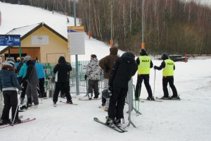Policjanci na stokach narciarskich