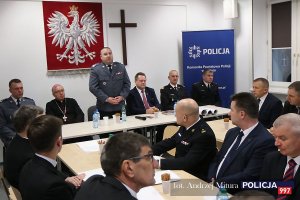 Odprawa roczna kolneńskich policjantów z udziałem Sekretarza Stanu w Ministerstwie Spraw Wewnętrznych i Administracji Pana Jarosława Zielińskiego
