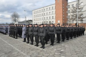 Uroczyste ślubowanie nowych policjantów w Katowicach