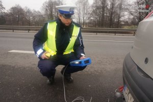 Działania policjantów ruchu drogowego Ekipy Techniki Drogowej i Ekologii