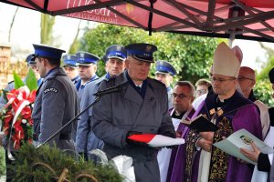 Uroczystości pogrzebowe mł. insp. Piotra Tomkiewicza Komendanta Komisariatu Policji w Szprotawie, który zginął w wypadku