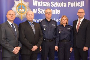 Przedstawiciele Police Education and Training Unit w Pradze z wizytą w WSPol