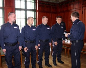 Szef zachodniopomorskiego garnizonu nagrodził swoich policjantów