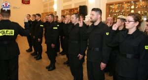 Nowi funkcjonariusze w lubelskim garnizonie Policji