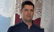 sierżant sztabowy Sławomir Gancarz - dzielnicowy Posterunku Policji w Zwierzyńcu.