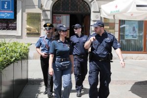 Polsko-włoskie policyjne patrole na ulicach Krakowa