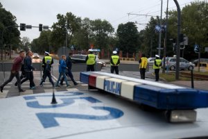 Policjanci czuwali nad bezpieczeństwem podczas ostatniego meczu UEFA EURO U21
