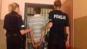 Troje dzielnicowych z VI Komisariatu KMP w Łodzi zatrzymało podejrzewanego o podpalenie mężczyzny