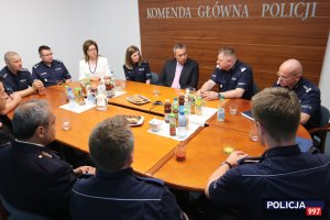 Spotkanie Ambasadora Republiki Włoskiej z Zastępcą Komendanta Głównego Policji