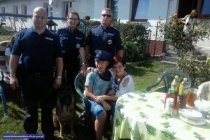Policjanci z Dzierżoniowa spełnili marzenia 13-letniego Stasia