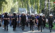 Policjanci zabezpieczali mecz pomiędzy Arką a Górnikiem