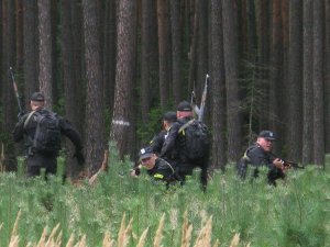 Szkolenie funkcjonariuszy oddziałów prewencji Policji z komandosami