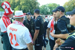 Stołeczni policjanci zabezpieczali Lotto Eurovolley Poland 2017