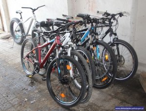 zabezpieczone rowery