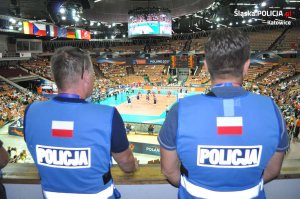 Katowiccy policjanci zabezpieczali imprezę Lotto Eurovolley Poland 2017