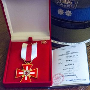 Policjant odznaczony Złotym Gryfem Zachodniopomorskim