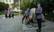 Zastępca Komendanta Głównego Policji nadinsp. Helena Michalak uczciła pamięć poległych policjantów