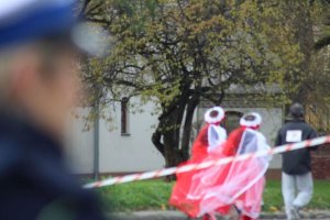 Policjanci zabezpieczali VI Bieg Niepodległości w Żaganiu