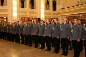uroczystość powierzenia obowiązków na stanowisku Komendanta Wojewódzkiego Policji w Lublinie insp. Robertowi Szewcowi