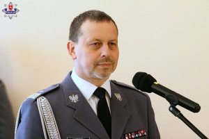 uroczystość powierzenia obowiązków na stanowisku Komendanta Wojewódzkiego Policji w Lublinie insp. Robertowi Szewcowi