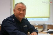 Podkomisarz Edward Moskalik z Zespołu Kontroli Komendy Miejskiej Policji w Częstochowie