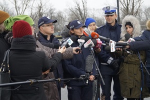 przemawia radca Wydziału Prewencji Komendy głównej Policji