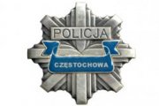 Odznaka policyjna z napisem Częstochowa