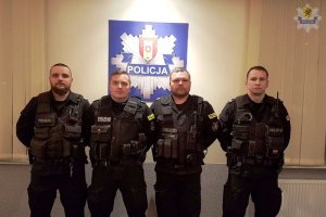 policjanci z Człuchowa