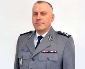 Zastępca Komendanta Wojewódzkiego Policji w Olsztynie mł. insp. Edward Szydłowski