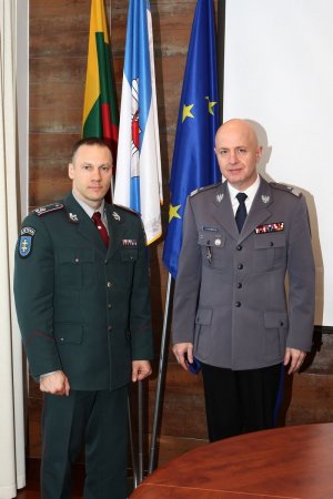 Wizyta Komendanta Głównego Policji na Litwie
