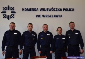 Dolnośląscy policjanci nagrodzeni za ratowanie ludzkiego życia i profesjonalizm w służbie